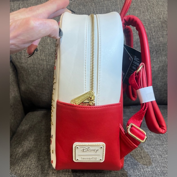 Stylish Red and White Heart Embellished Women\'s Bag main image 8